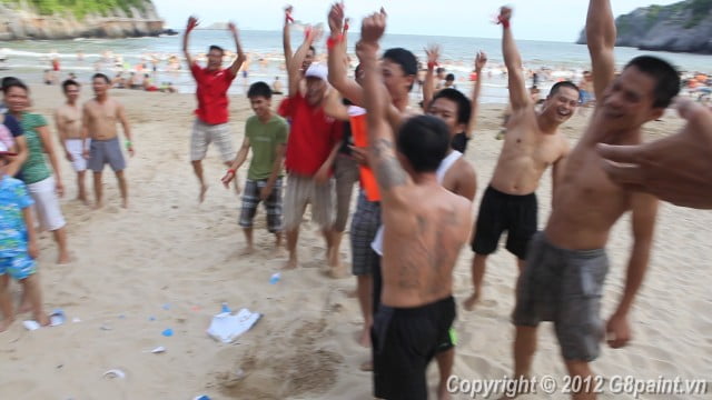 Hành trình hè 2012 tại biển cát bà